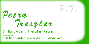 petra treszler business card